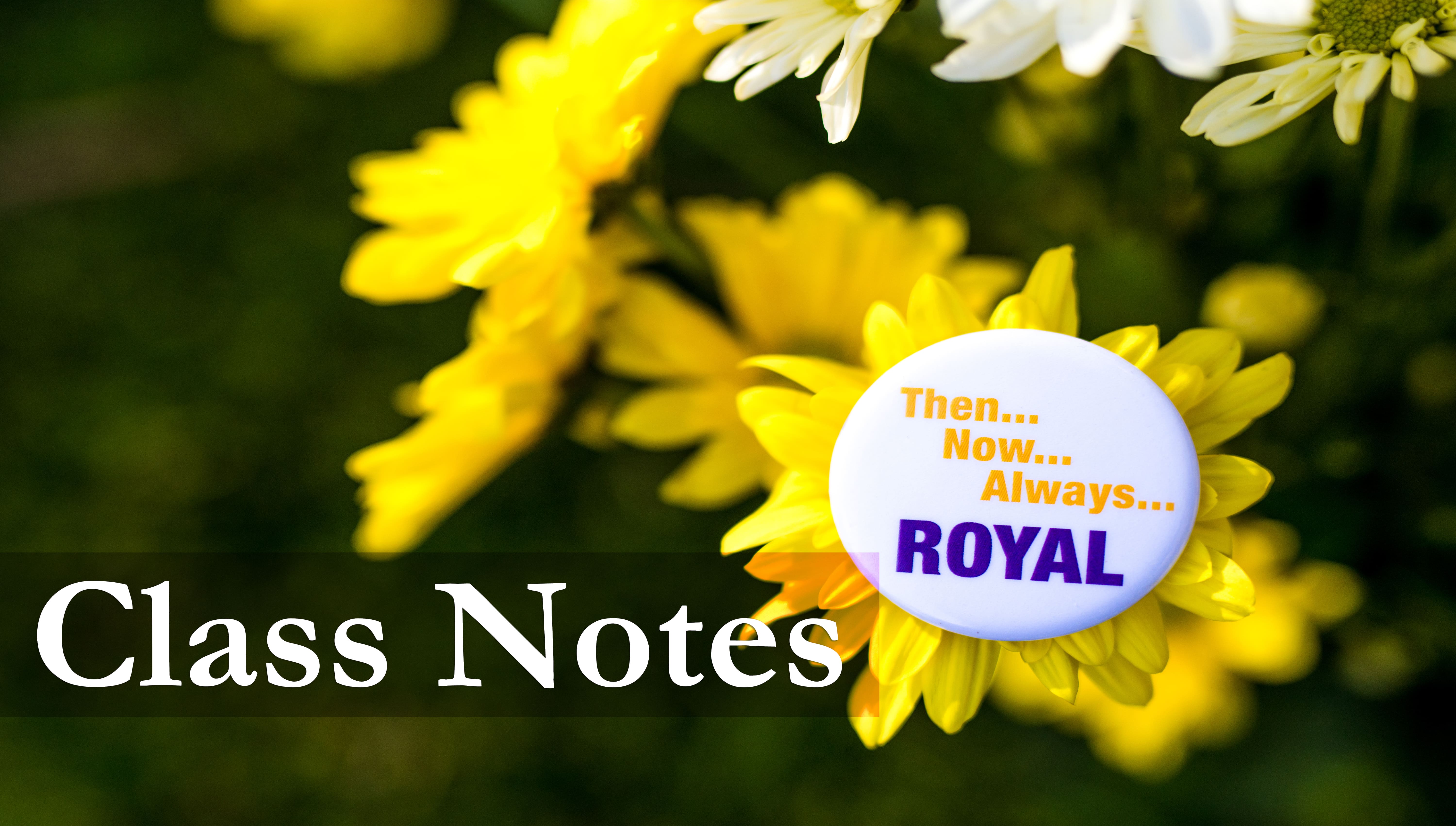 Alumni Class Notes, April 2018 image